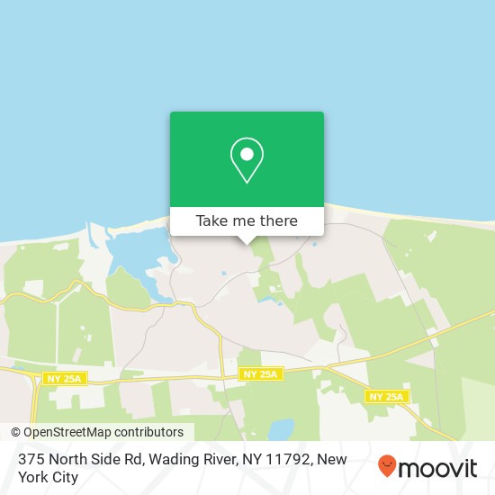 375 North Side Rd, Wading River, NY 11792 map