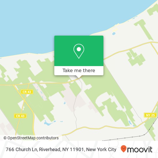 766 Church Ln, Riverhead, NY 11901 map