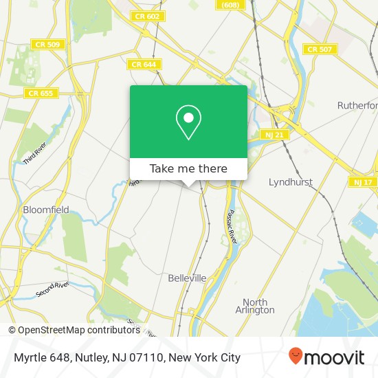 Myrtle 648, Nutley, NJ 07110 map