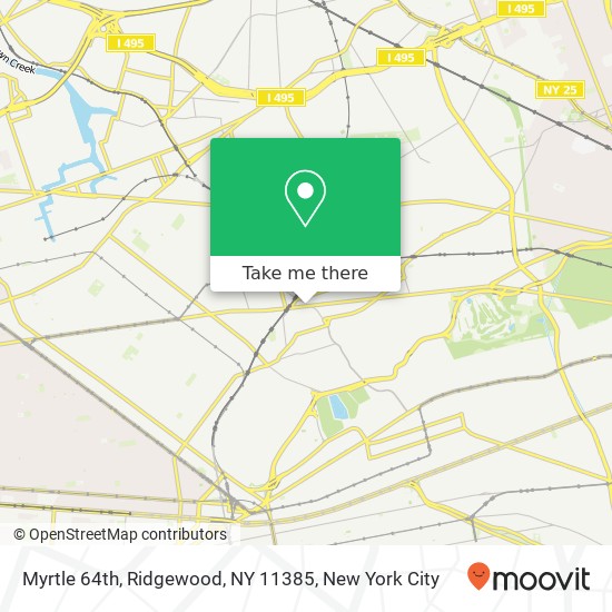 Myrtle 64th, Ridgewood, NY 11385 map