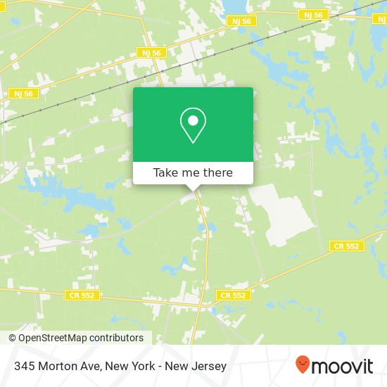 Mapa de 345 Morton Ave, Millville (Deerfield), NJ 08332