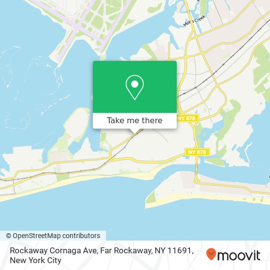 Mapa de Rockaway Cornaga Ave, Far Rockaway, NY 11691