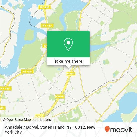 Annadale / Dorval, Staten Island, NY 10312 map