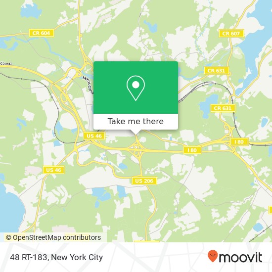 Mapa de 48 RT-183, Netcong, NJ 07857