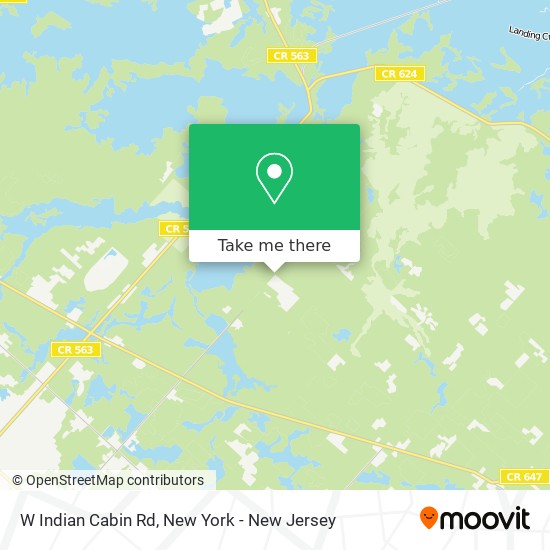 W Indian Cabin Rd, Egg Harbor City, NJ 08215 map