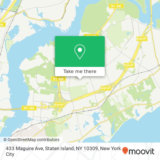 433 Maguire Ave, Staten Island, NY 10309 map