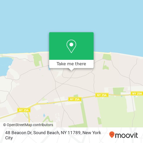 48 Beacon Dr, Sound Beach, NY 11789 map