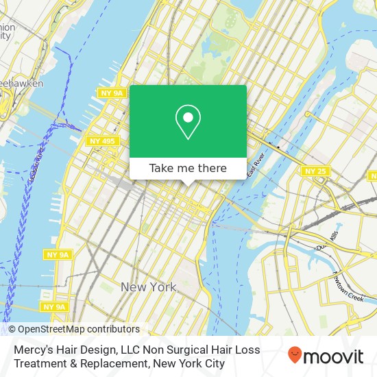 Mercy's Hair Design, LLC Non Surgical Hair Loss Treatment & Replacement map