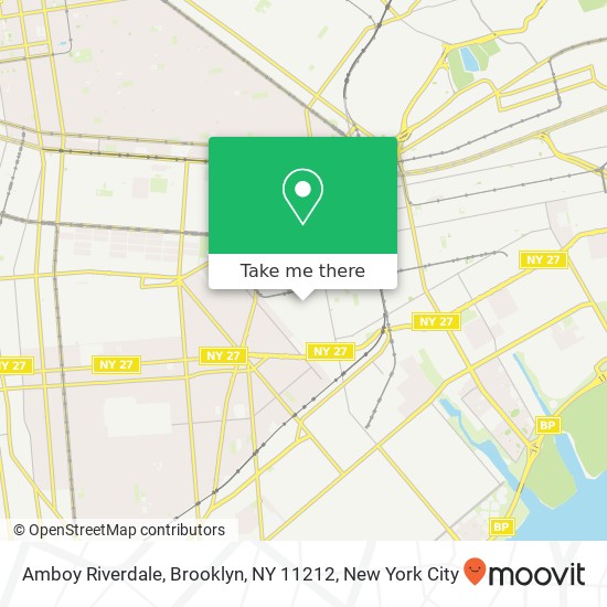 Amboy Riverdale, Brooklyn, NY 11212 map