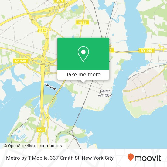 Metro by T-Mobile, 337 Smith St map