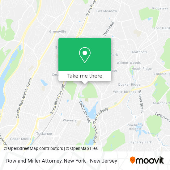 Mapa de Rowland Miller Attorney