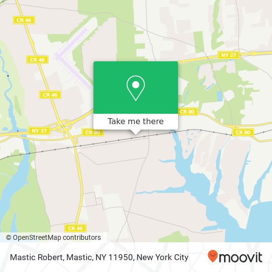 Mastic Robert, Mastic, NY 11950 map