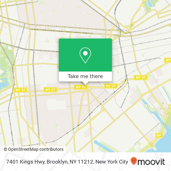 7401 Kings Hwy, Brooklyn, NY 11212 map