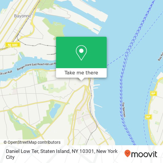 Mapa de Daniel Low Ter, Staten Island, NY 10301