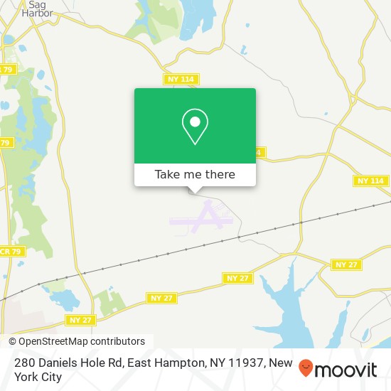 280 Daniels Hole Rd, East Hampton, NY 11937 map