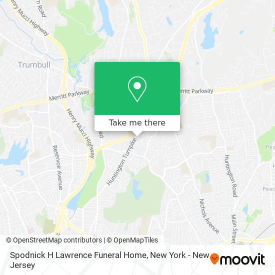 Spodnick H Lawrence Funeral Home map