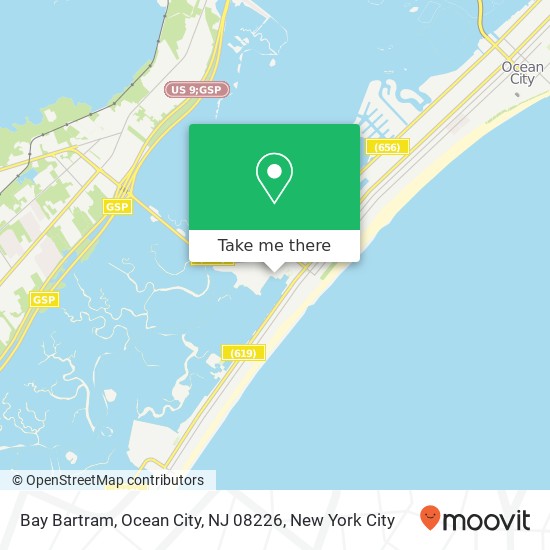 Bay Bartram, Ocean City, NJ 08226 map