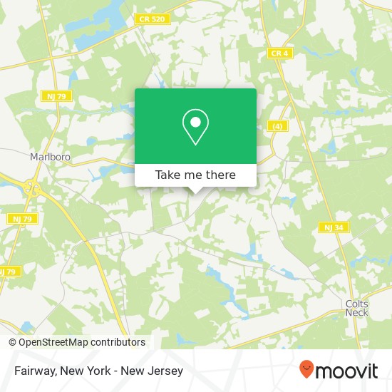 Fairway, Colts Neck, NJ 07722 map