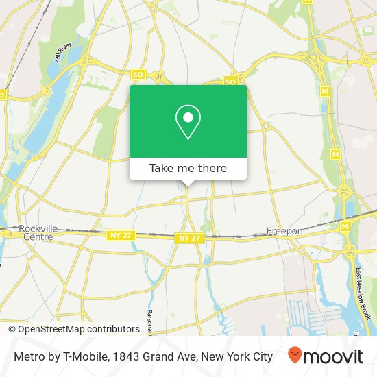 Metro by T-Mobile, 1843 Grand Ave map