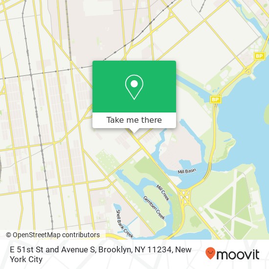 E 51st St and Avenue S, Brooklyn, NY 11234 map