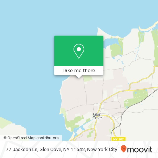 77 Jackson Ln, Glen Cove, NY 11542 map
