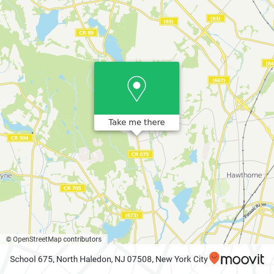 Mapa de School 675, North Haledon, NJ 07508
