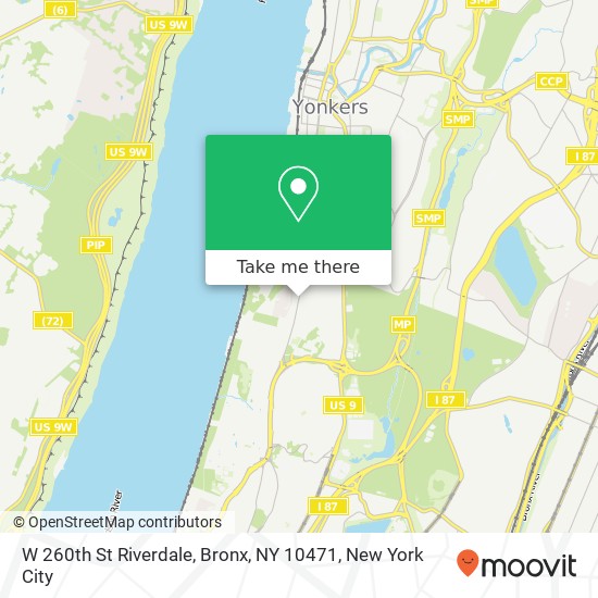 W 260th St Riverdale, Bronx, NY 10471 map