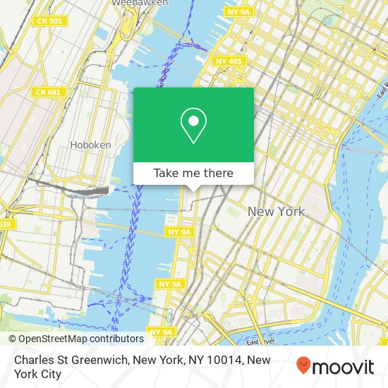 Charles St Greenwich, New York, NY 10014 map