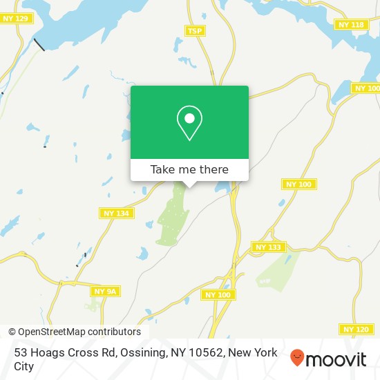 Mapa de 53 Hoags Cross Rd, Ossining, NY 10562