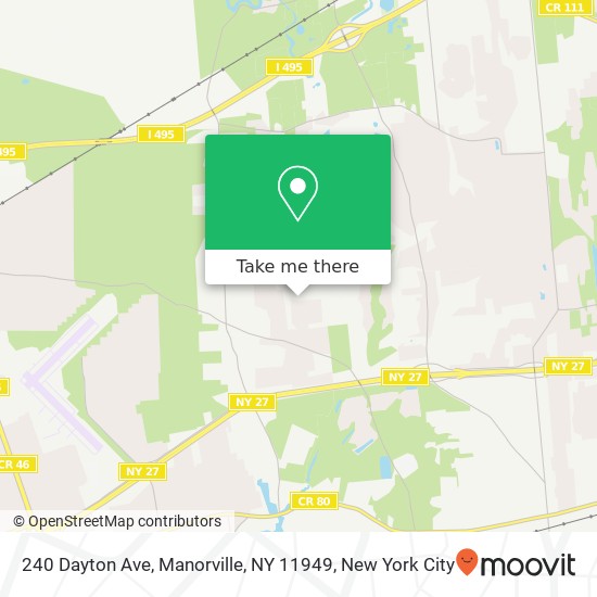 240 Dayton Ave, Manorville, NY 11949 map