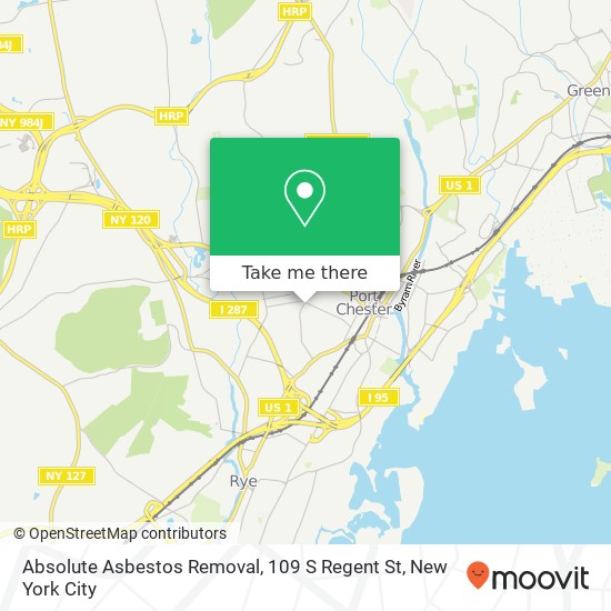 Mapa de Absolute Asbestos Removal, 109 S Regent St