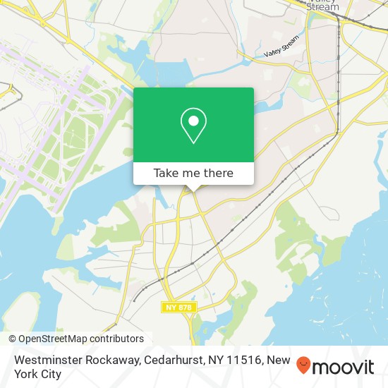Mapa de Westminster Rockaway, Cedarhurst, NY 11516