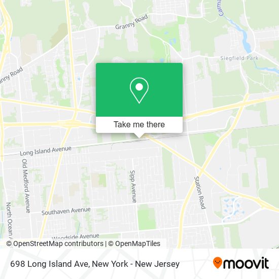 698 Long Island Ave map