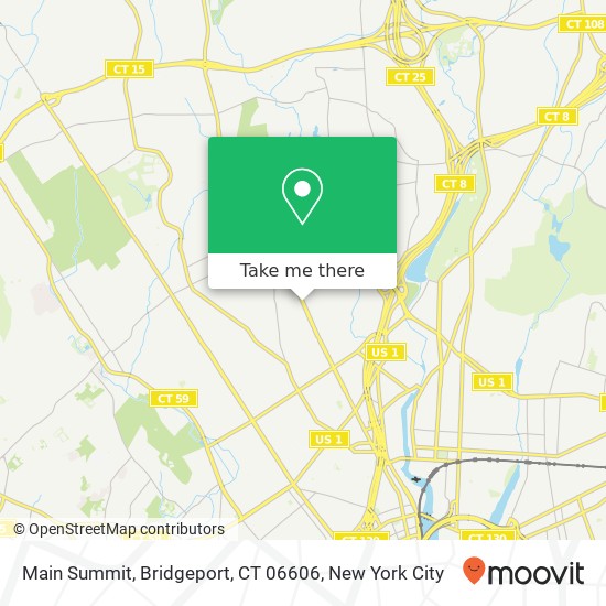 Mapa de Main Summit, Bridgeport, CT 06606