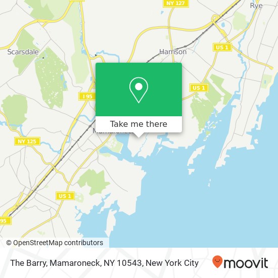 The Barry, Mamaroneck, NY 10543 map
