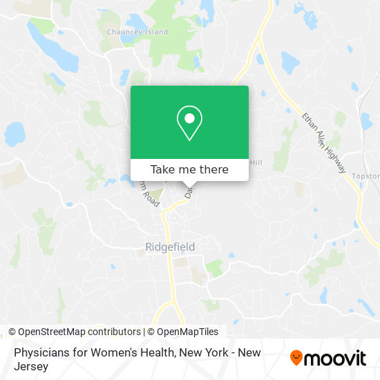 Physicians for Women's Health map