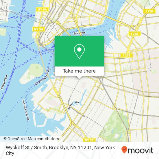 Wyckoff St / Smith, Brooklyn, NY 11201 map