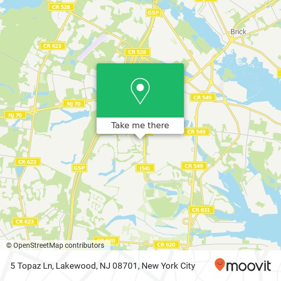 5 Topaz Ln, Lakewood, NJ 08701 map