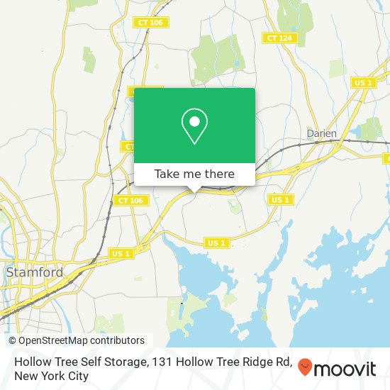 Hollow Tree Self Storage, 131 Hollow Tree Ridge Rd map