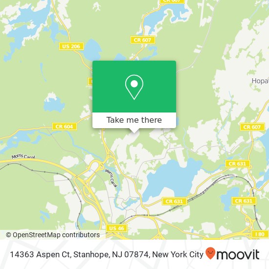 14363 Aspen Ct, Stanhope, NJ 07874 map