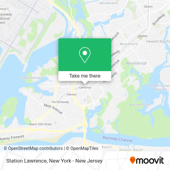 Station Lawrence map