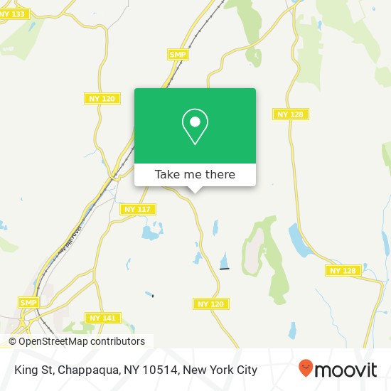 Mapa de King St, Chappaqua, NY 10514