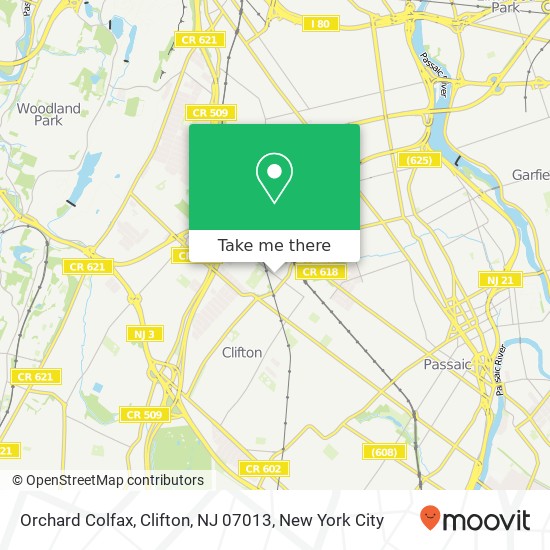 Orchard Colfax, Clifton, NJ 07013 map