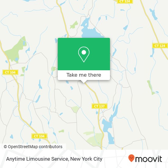 Mapa de Anytime Limousine Service