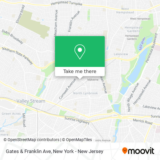 Mapa de Gates & Franklin Ave