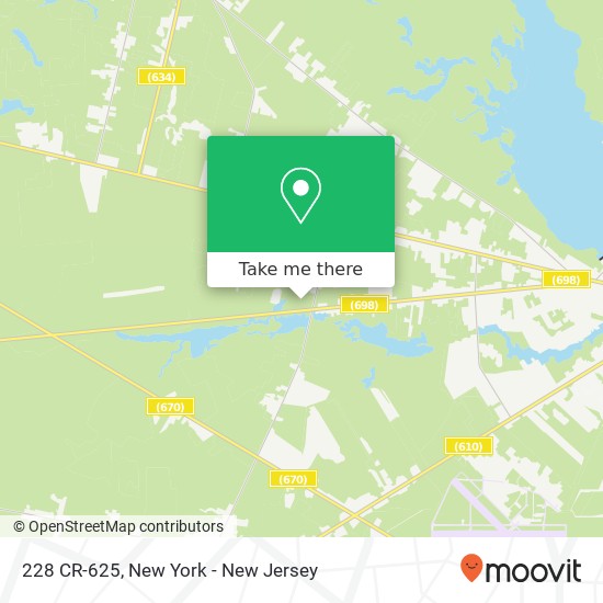 Mapa de 228 CR-625, Millville, NJ 08332