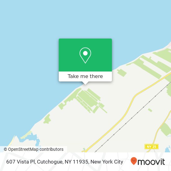 Mapa de 607 Vista Pl, Cutchogue, NY 11935