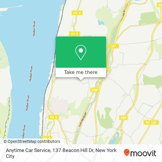 Anytime Car Service, 137 Beacon Hill Dr map