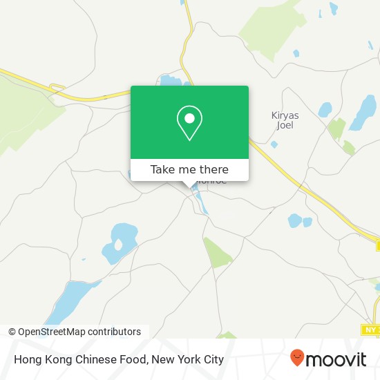 Hong Kong Chinese Food map
