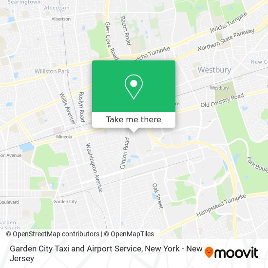 Mapa de Garden City Taxi and Airport Service